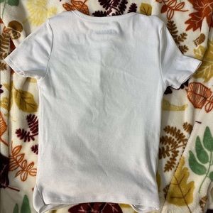 Hollister white tye shirt